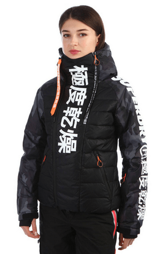 SuperDry Sport & Snow Женская технологичная куртка Superdry Japan Edition Snow Down Jacket