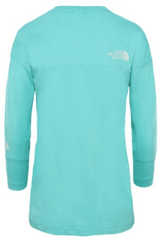 The North Face Футболка из хлопка The North Face Light Ls Tee Retro Green