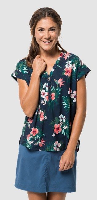 Jack Wolfskin Летняя рубашка Jack Wolfskin Viktoria Tropical Shirt W