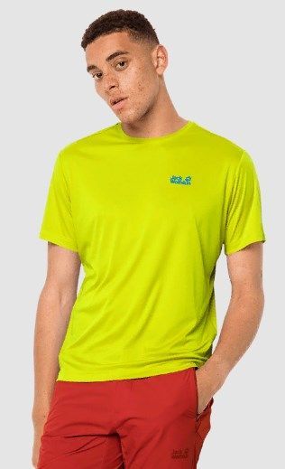 Jack Wolfskin Удобная мужская футболка Jack Wolfskin Tech T M
