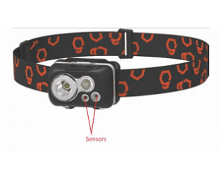 Sunrei Светодиодный налобный фонарь с сенсором Sunree YoudoX Sensor Waterproof Headlamp