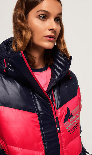 SuperDry Sport & Snow Куртка пуховик для девушек Superdry - Snow Terrain Down Puffer Jacket