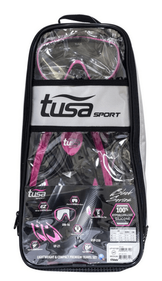 TUSA Sport Комплект маска+трубка+ласты Tusa Sport UP-1521 Black Series