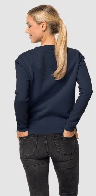 Jack Wolfskin Женский мягкий свитшот Jack Wolfskin Winter Logo Sweartshirt W