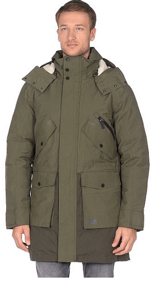 Jack Wolfskin Пуховик стильный Jack Wolfskin Skagen parka