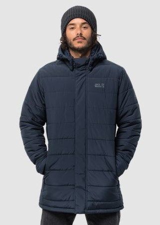 Jack Wolfskin Мужское ветронепроницаемое пальто Jack Wolfskin Svalbard Coat Men