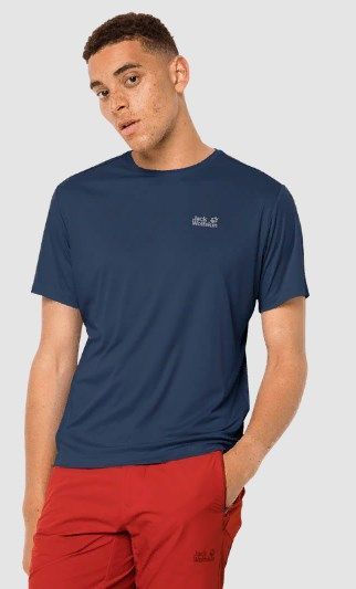 Jack Wolfskin Удобная мужская футболка Jack Wolfskin Tech T M