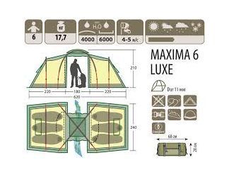 Alexika Палатка Alexika Maxima 6 Luxe