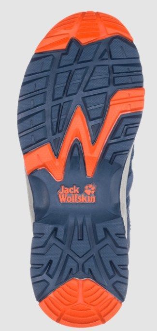 Jack Wolfskin Стильные кроссовки для детей Jack Wolfskin Thunderbolt Texapore Low K