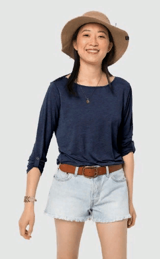 Jack Wolfskin Летняя футболка с длинным рукавом Jack Wolfskin Coral Coast 3/4 T W