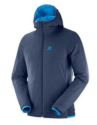 Salomon Куртка легкая теплая Salomon Drifter Mid Hoodie M