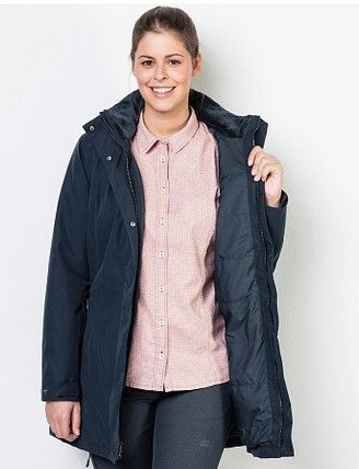 Jack Wolfskin Пальто теплое для женщин Jack Wolfskin Madison Avenue Coat