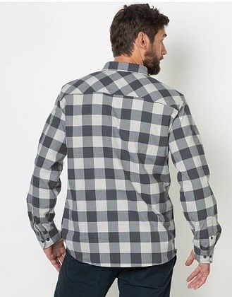Jack Wolfskin Стильная мужская рубашка Jack Wolfskin Red River Shirt