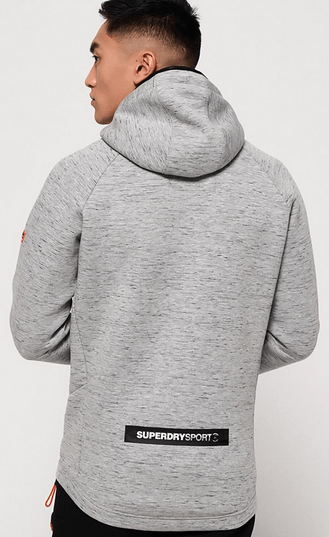 SuperDry Sport & Snow Классическая толстовка Superdry Core Gym Tech Stretch Graphic Overhead Hoodie