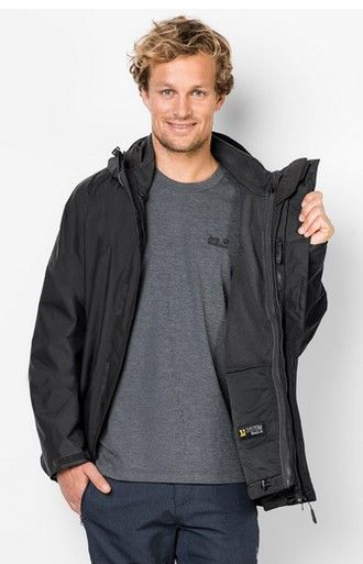 Jack Wolfskin Куртка утепленная мужская Jack Wolfskin Iceland 3in1 Men