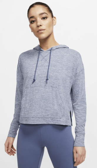 Nike Удобная толстовка Nike W NK Yoga Jersey Crop Hoodie