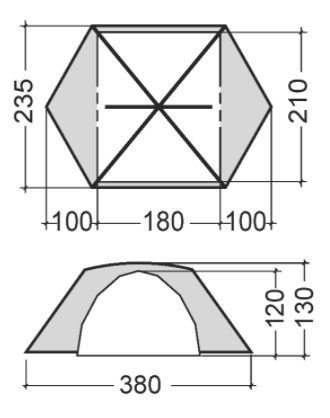 Bask Туристическая палатка Bask Bonzer 3