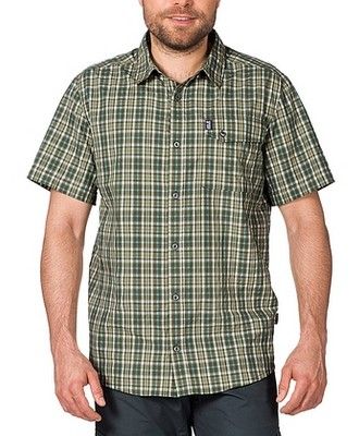 Jack Wolfskin Рубашка туристическая мужская Jack Wolfskin CROSSLEY SHORTSLEEVE SHIRT M