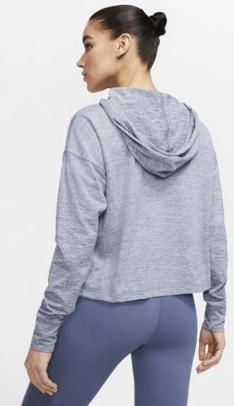 Nike Удобная толстовка Nike W NK Yoga Jersey Crop Hoodie