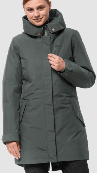 Jack Wolfskin Теплая водонепроницаемая куртка Jack Wolfskin Monterey bay coat