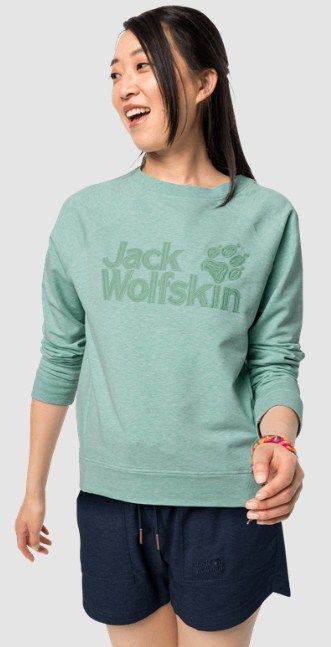 Jack Wolfskin Женский свитшот Jack Wolfskin Logo Sweatshirt W