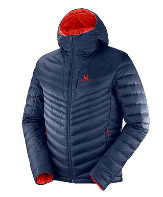 Salomon Куртка пуховик современная с капюшоном Salomon - Haloes Down Hoodie M