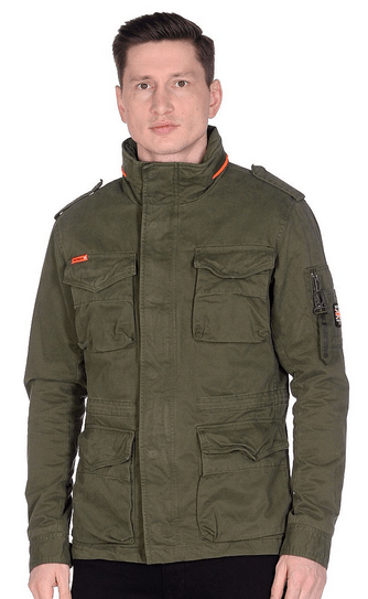 SuperDry Sport & Snow Куртка хлопковая для мужчин Superdry Classic Rookie 4 Pocket Jacket