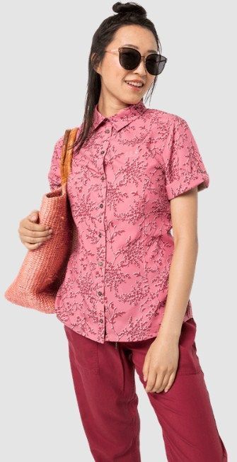 Jack Wolfskin Легкая женская рубашка Jack Wolfskin Matata Print Shirt W