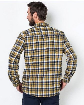 Jack Wolfskin Рубашка повседневная мужская Jack Wolfskin Bow Valley Shirt