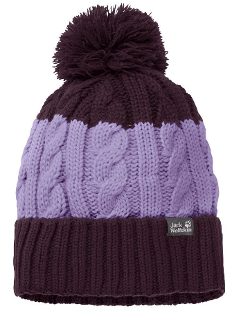 Jack Wolfskin Шапка вязаная для детей Jack Wolfskin Stormlock Pompom Beanie Kids