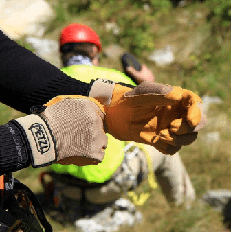Petzl Кожаные альпинистские перчатки Petzl Cordex