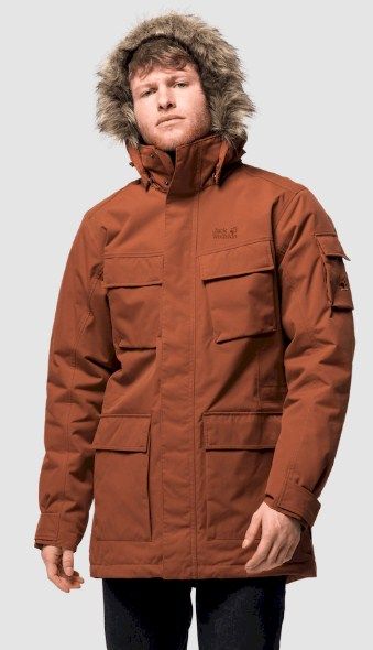 Jack Wolfskin Аляска с синтетическим утеплителем мужская Jack Wolfskin Glacier Canyon Parka