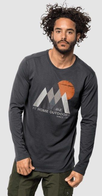 Jack Wolfskin Легкий лонгслив для мужчин Jack Wolfskin Mountain Longsleeve M