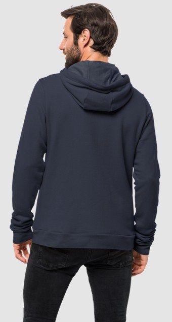 Jack Wolfskin Худи из хлопка Jack Wolfskin Slogan Hoody M