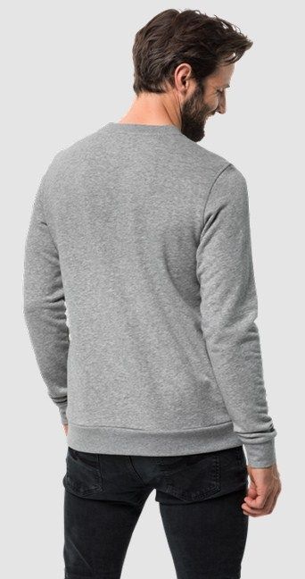 Jack Wolfskin Свитшот для мужчин Jack Wolfskin Slogan Sweatshirt M