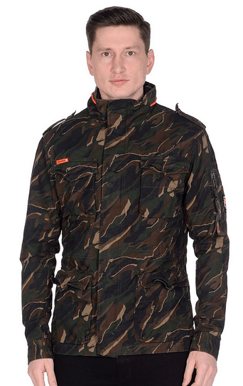 SuperDry Sport & Snow Куртка хлопковая для мужчин Superdry Classic Rookie 4 Pocket Jacket