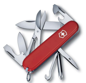 Victorinox Качественный перочинный нож брелок Victorinox - Super Tinker