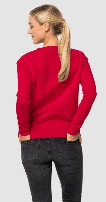Jack Wolfskin Женский мягкий свитшот Jack Wolfskin Winter Logo Sweartshirt W