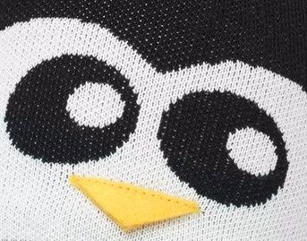 Buff Шапка повседневная для детей Buff Child Knitted & Polar Hat Buff Penguin Black