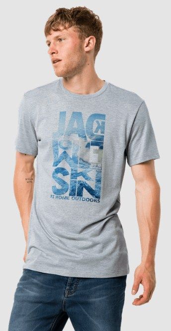 Jack Wolfskin Мужская футболка Jack Wolfskin Atlantic Ocean T M