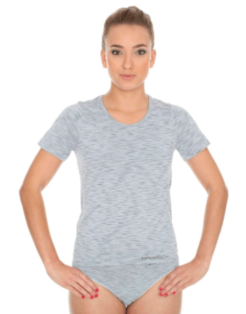 BRUBECK Бесшовная футболка для женщин с коротким рукавом Brubeck Fusion