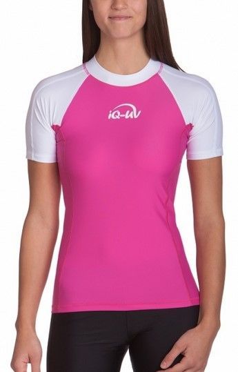 iQ Лайкровая футболка для женщин с коротким рукавом IQ uv 300+