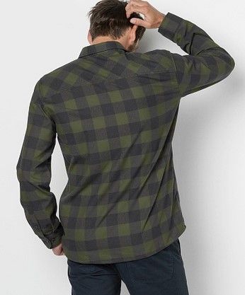 Jack Wolfskin Стильная мужская рубашка Jack Wolfskin Red River Shirt
