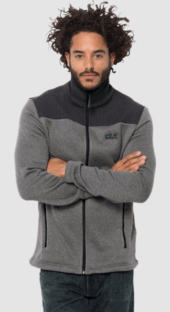 Jack Wolfskin Теплая ветровка из флиса Jack Wolfskin Scandic Jacket Men