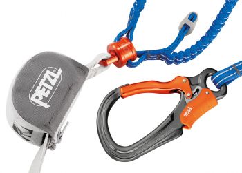 Petzl Самостраховка амортизатором рывка Petzl Scorpio Eashooke