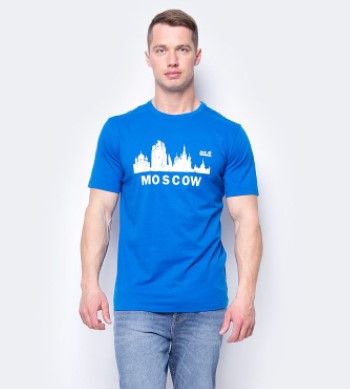 Jack Wolfskin Тематическая футболка Jack Wolfskin Moscow T Men