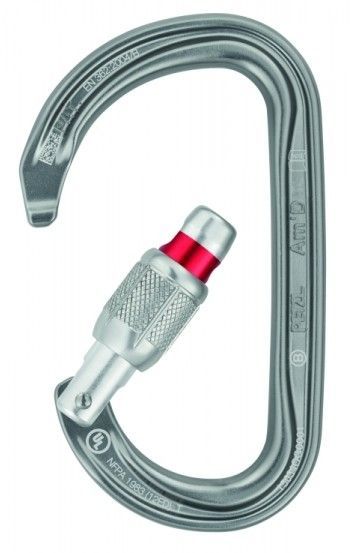 Petzl Асимметричный алюминиевый карабин Petzl Am'D Twist Lock