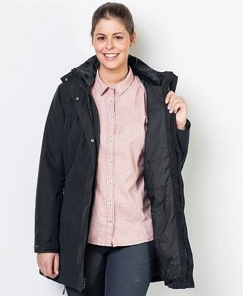 Jack Wolfskin Пальто теплое для женщин Jack Wolfskin Madison Avenue Coat