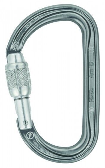 Petzl Асимметричный алюминиевый карабин Petzl Am'D Twist Lock