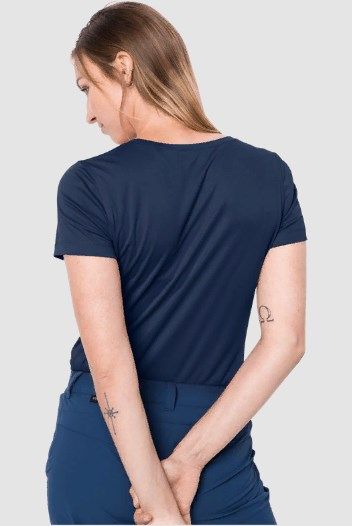 Jack Wolfskin Удобная женская футболка Jack Wolfskin Tech T W